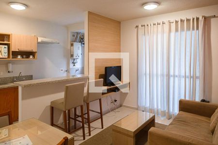 Sala de apartamento para alugar com 1 quarto, 37m² em Bela Vista, São Paulo