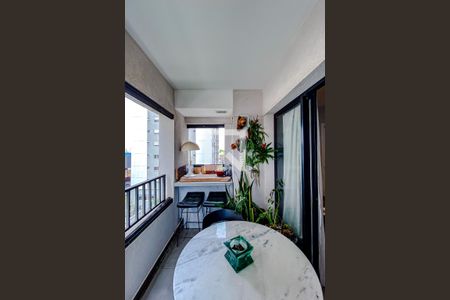 Varanda da Sala de apartamento à venda com 1 quarto, 40m² em Brás, São Paulo