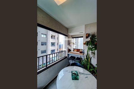 Varanda da Sala de apartamento à venda com 1 quarto, 40m² em Brás, São Paulo