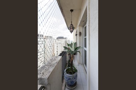 Varanda da Sala de apartamento para alugar com 4 quartos, 166m² em Cerqueira César, São Paulo