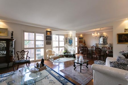 Sala de apartamento para alugar com 4 quartos, 166m² em Cerqueira César, São Paulo