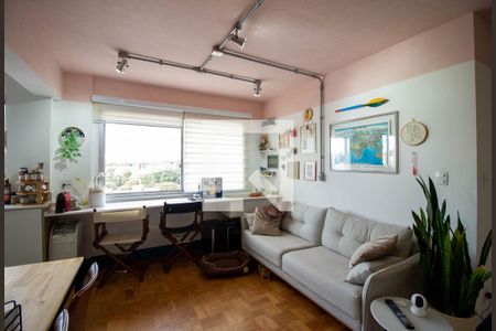 Sala de apartamento à venda com 2 quartos, 75m² em Vila Hamburguesa, São Paulo