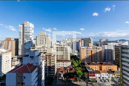 Vista de apartamento para alugar com 2 quartos, 80m² em Gonzaga, Santos