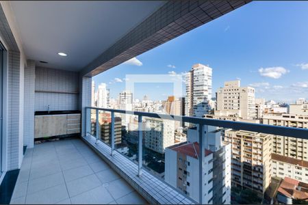 Varanda de apartamento para alugar com 2 quartos, 80m² em Gonzaga, Santos