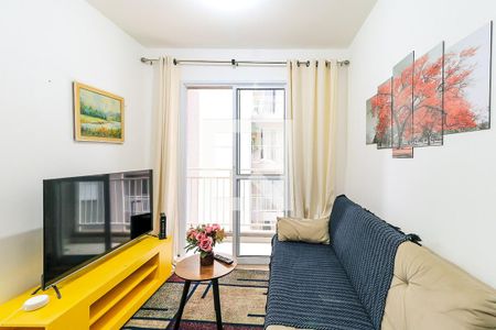 Sala de apartamento para alugar com 2 quartos, 50m² em Jardim Monte Alegre, Taboão da Serra