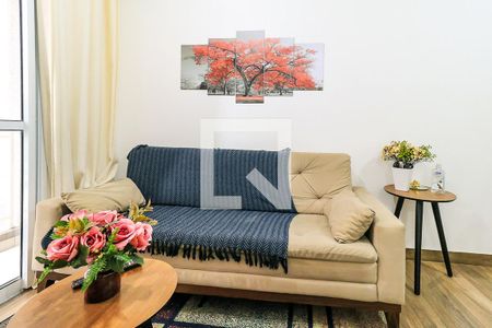 Sala de apartamento para alugar com 2 quartos, 50m² em Jardim Monte Alegre, Taboão da Serra