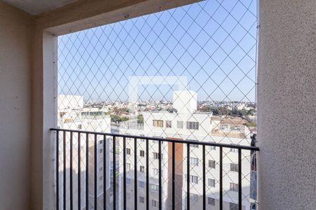 Varanda da sala de apartamento à venda com 2 quartos, 55m² em Planalto, Belo Horizonte