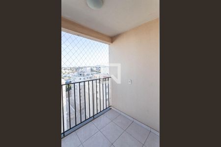 Varanda da sala de apartamento à venda com 2 quartos, 55m² em Planalto, Belo Horizonte