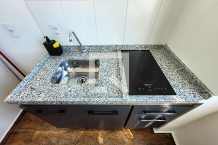 Studio à venda com 26m², 1 quarto e sem vagaCozinha