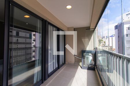 Studio para alugar com 44m², 1 quarto e 1 vagaVaranda