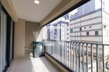 Studio para alugar com 44m², 1 quarto e 1 vagaVaranda