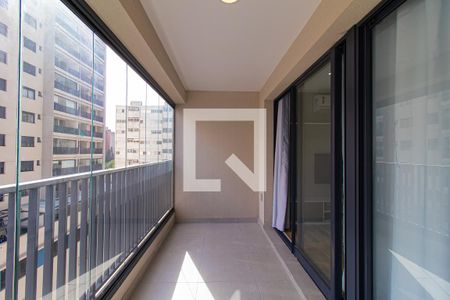 Studio para alugar com 44m², 1 quarto e 1 vagaVaranda