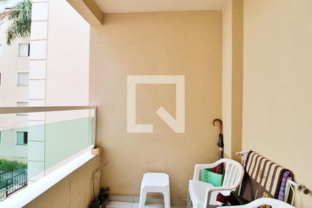 Varanda da Sala de apartamento para alugar com 3 quartos, 70m² em Fazenda Morumbi, São Paulo