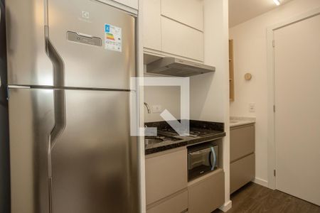 Cozinha de apartamento para alugar com 1 quarto, 19m² em Centro, Curitiba