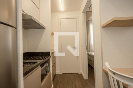 Cozinha de apartamento para alugar com 1 quarto, 19m² em Centro, Curitiba