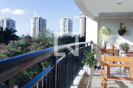 Varanda de apartamento à venda com 1 quarto, 78m² em Barra da Tijuca, Rio de Janeiro