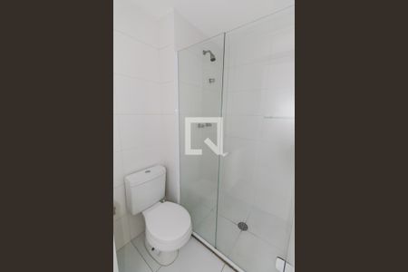 Banheiro da Suíte de apartamento à venda com 1 quarto, 45m² em Barra Funda, São Paulo