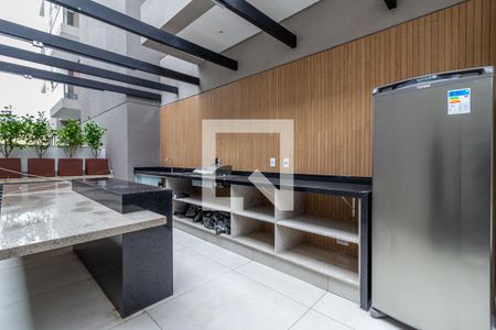 Apartamento à venda com 36m², 1 quarto e 1 vagaChurrasqueira