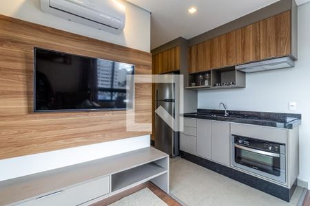 Sala de apartamento para alugar com 1 quarto, 36m² em Indianópolis, São Paulo