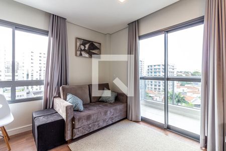 Sala de apartamento para alugar com 1 quarto, 36m² em Indianópolis, São Paulo