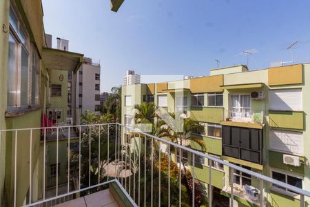 Varanda da sala  de apartamento para alugar com 1 quarto, 37m² em Boa Vista, Porto Alegre