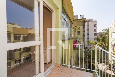 Varanda da sala  de apartamento para alugar com 1 quarto, 37m² em Boa Vista, Porto Alegre