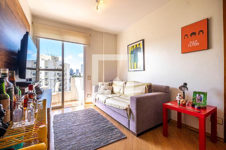 Sala de apartamento para alugar com 1 quarto, 39m² em Vila Madalena, São Paulo