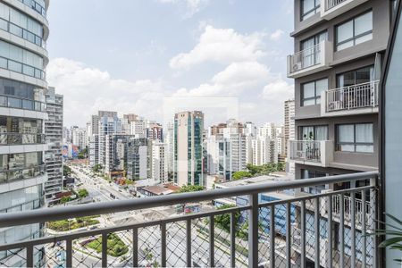 Varanda de apartamento à venda com 1 quarto, 27m² em Brooklin Paulista, São Paulo