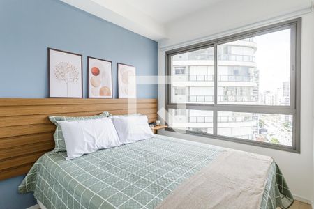 Suíte de apartamento para alugar com 1 quarto, 27m² em Brooklin Paulista, São Paulo