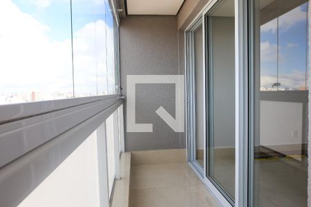 Varanda da Sala de apartamento para alugar com 2 quartos, 63m² em Jardim Sílvia, Santo André