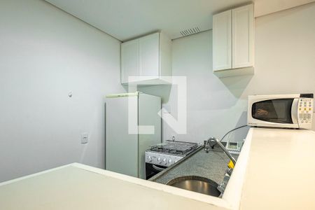 Sala/Cozinha de apartamento à venda com 1 quarto, 40m² em Jardim Paulista, São Paulo