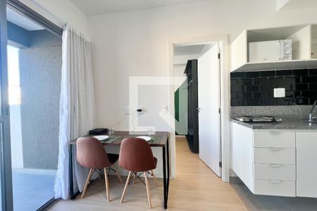 Sala de apartamento para alugar com 1 quarto, 27m² em Vila Nova Conceição, São Paulo