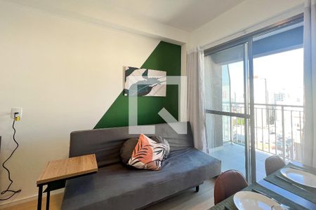 Sala de apartamento para alugar com 1 quarto, 27m² em Vila Nova Conceição, São Paulo
