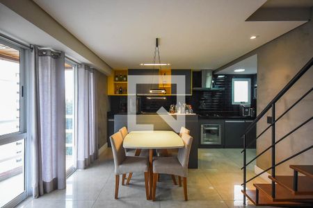 Sala de jantar de apartamento à venda com 2 quartos, 110m² em Jardim Londrina, São Paulo
