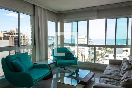 Sala de apartamento para alugar com 5 quartos, 350m² em Balneario Guarujá, Guarujá