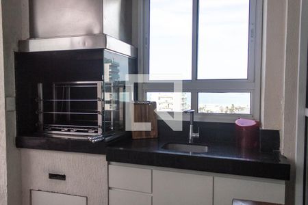 Área Gourmet de apartamento para alugar com 5 quartos, 350m² em Balneario Guarujá, Guarujá