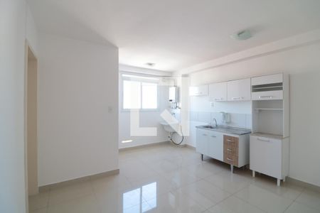 Sala, Cozinha e Área de Serviço de kitnet/studio à venda com 1 quarto, 33m² em Brás, São Paulo