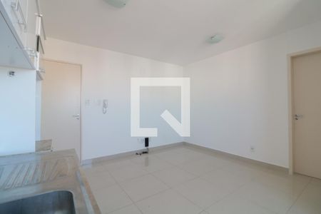 Sala, Cozinha e Área de Serviço de kitnet/studio à venda com 1 quarto, 33m² em Brás, São Paulo