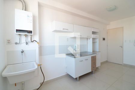 Sala, Cozinha e Área de Serviço de kitnet/studio à venda com 1 quarto, 33m² em Brás, São Paulo