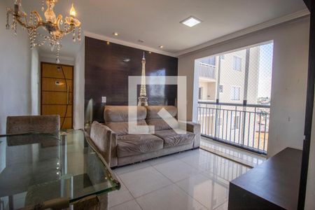 Sala de apartamento para alugar com 2 quartos, 56m² em Vila Jardim São Judas Tadeu, Goiânia