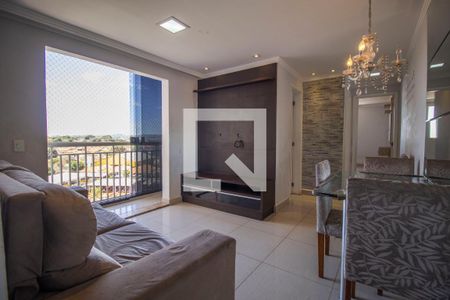 Sala de apartamento para alugar com 2 quartos, 56m² em Vila Jardim São Judas Tadeu, Goiânia