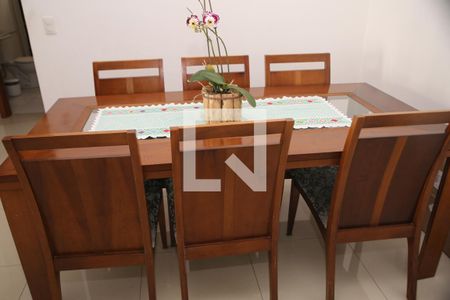 Mesa de jantar de apartamento para alugar com 2 quartos, 106m² em Canto do Forte, Praia Grande