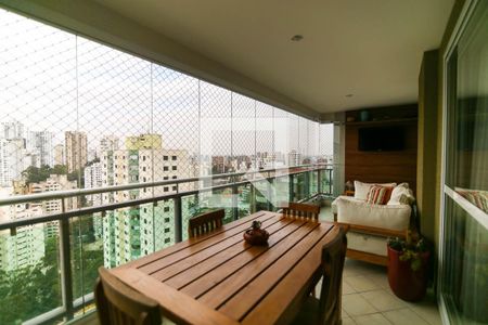 Varanda da Sala de apartamento à venda com 3 quartos, 120m² em Vila Andrade, São Paulo