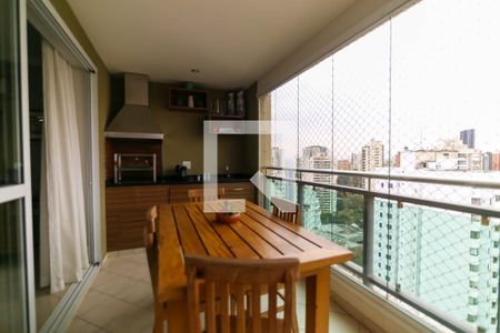 Varanda da Sala de apartamento à venda com 3 quartos, 120m² em Vila Andrade, São Paulo