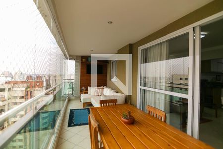 Varanda da Sala de apartamento à venda com 3 quartos, 120m² em Vila Andrade, São Paulo