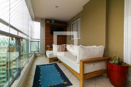 Varanda da Sala de apartamento à venda com 3 quartos, 120m² em Vila Andrade, São Paulo