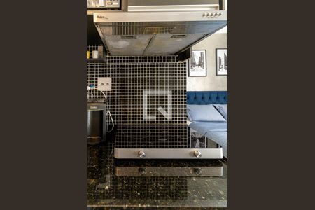 Studio para alugar com 28m², 1 quarto e 1 vaga Studio para alugar com 28m², 1 quarto e 1 vagaCozinha - Cooktop
