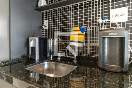 Studio para alugar com 28m², 1 quarto e 1 vaga Studio para alugar com 28m², 1 quarto e 1 vagaCozinha - Torneira