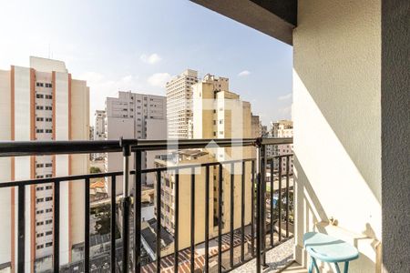 Varanda de kitnet/studio para alugar com 1 quarto, 28m² em Campos Elíseos, São Paulo