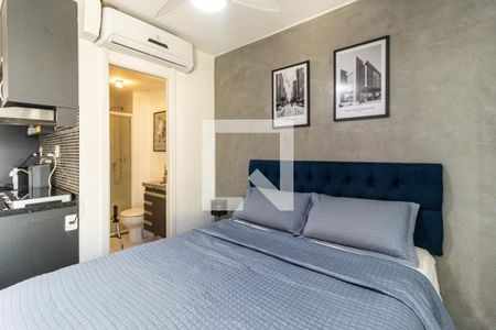 Quarto - Cama de kitnet/studio para alugar com 1 quarto, 28m² em Campos Elíseos, São Paulo
